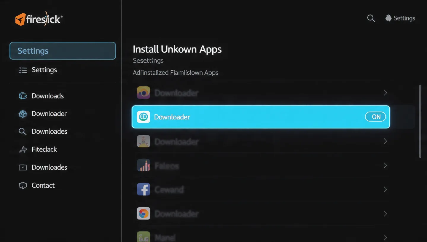 Enable Install Unknown Apps Firestick