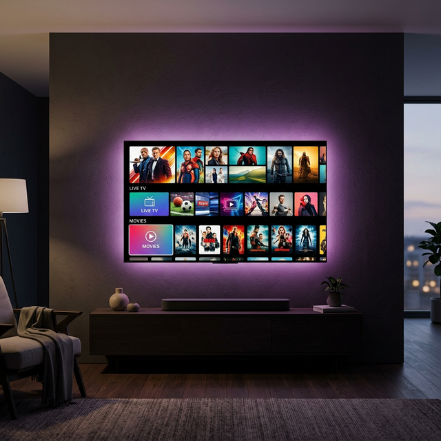 LG Smart TV with IPTV channels