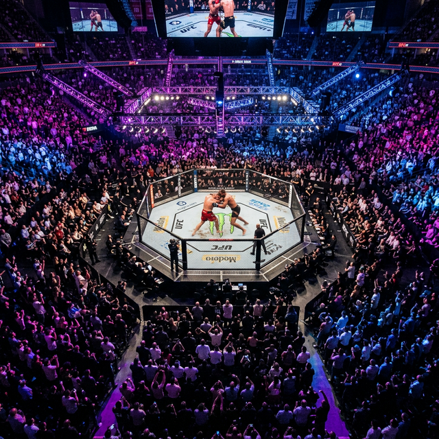 UFC octagon live event
